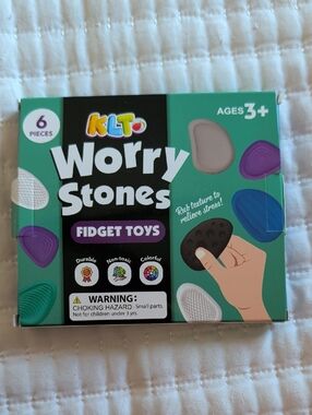 Worry Stones Fidget Toys - Multicolor Set